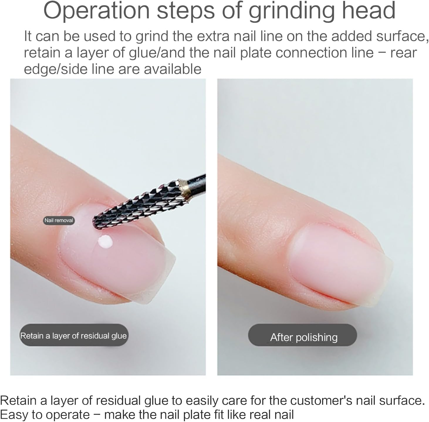 Multifunction Drill Bit Professional Acrylic Gel Nail Cuticle Quick Removal Drill Bit image number 1