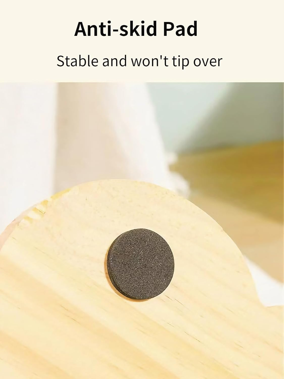 Cat Scratching Post 50 CM with Dangling Ball and Cat Teaser, Cat Scratcher Kitten Toys for Indoor Cats Wooden Ball Track, Scratch Post Interactive Toy image number 3