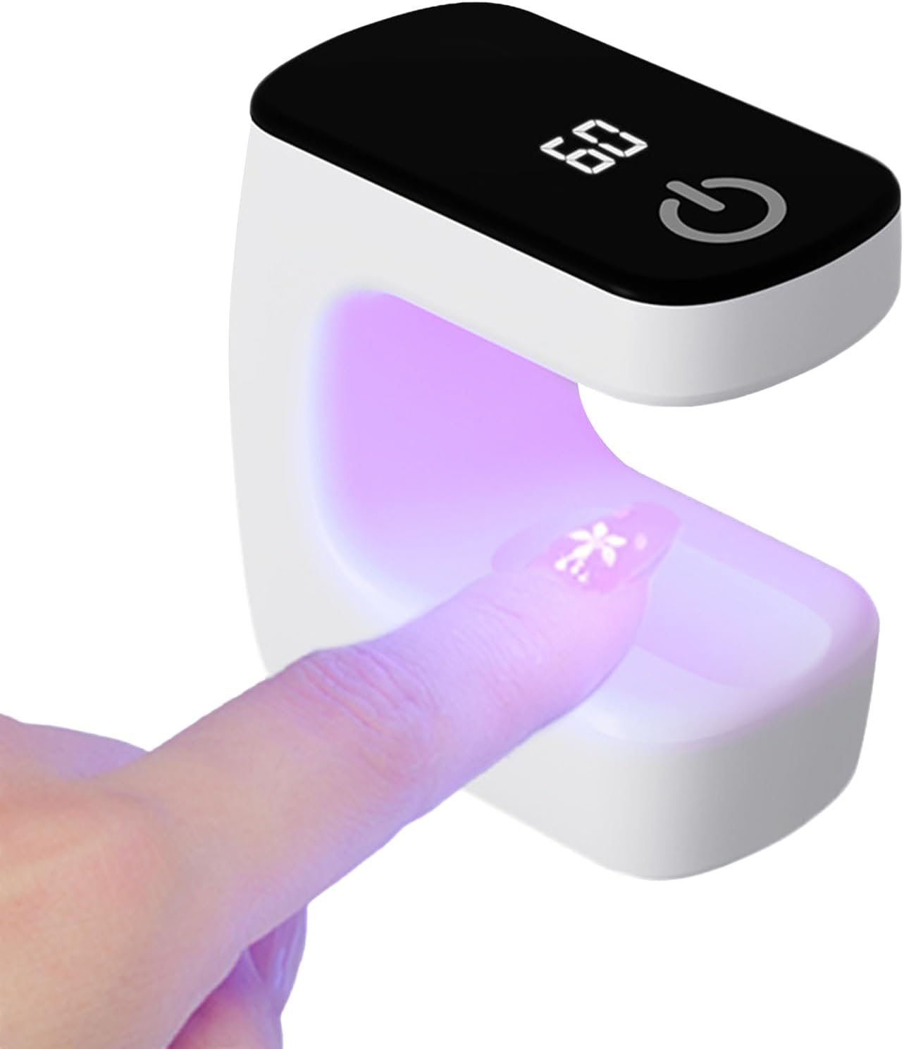UV Nail Lamp - UV Lamp Gel Nail Polish - Manicure Curing Light for Home Salon Women Girls Students Enthusiasts Busy Professionals Beauty Lovers Travel