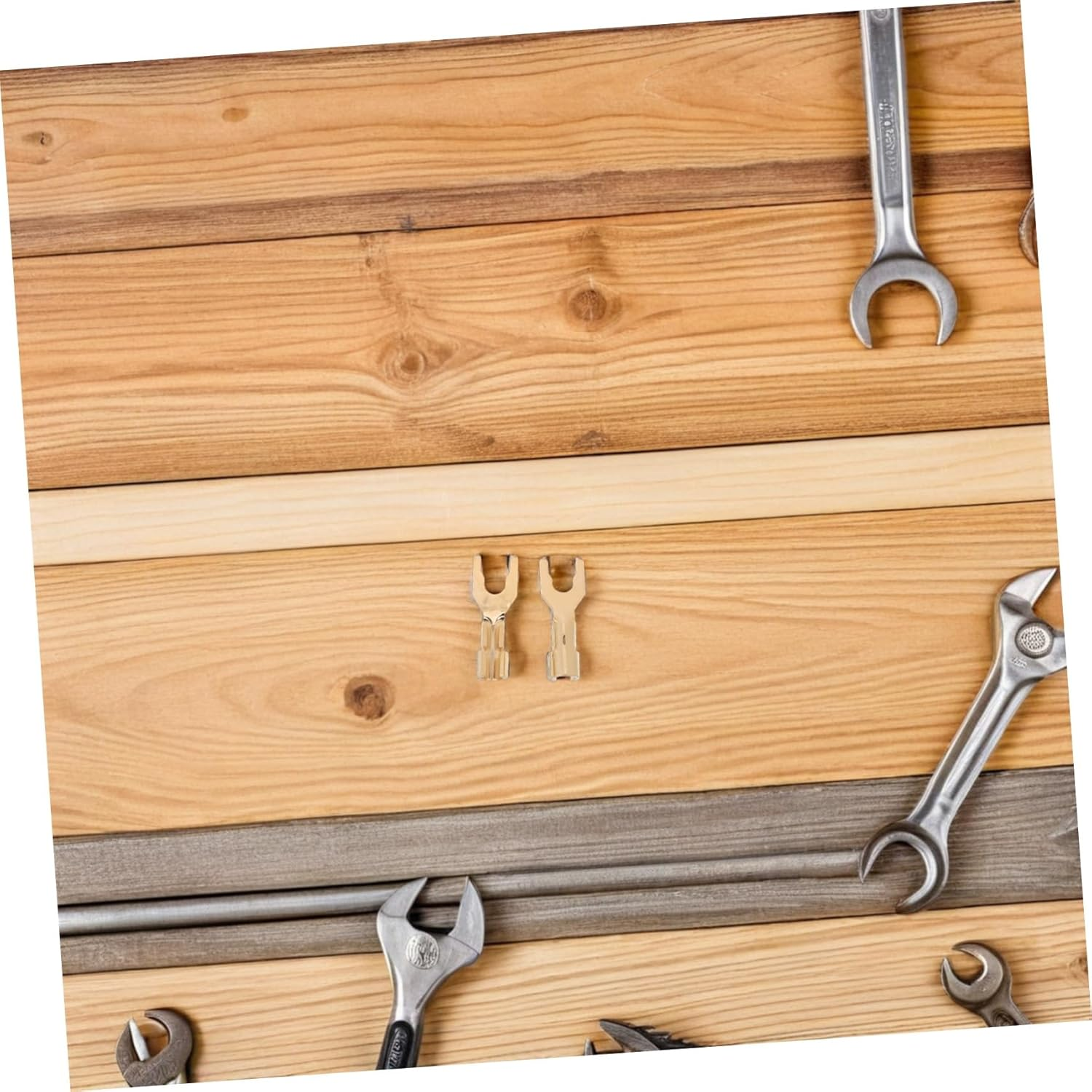 2Pcs Hifi Plated Speaker Spade Connectors Y Fork Audio Wire Plugs for Home Theater Signal Transmission with Broad Compatibility for Speakers and Recording Studios image number 6