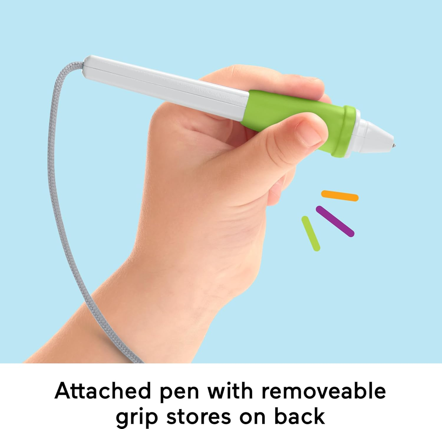 Fisher-Price Preschool Toy Think & Learn Alpha Slidewriter Magnetic Drawing Tablet with Letter Tiles for Kids Ages 3+ Years image number 1