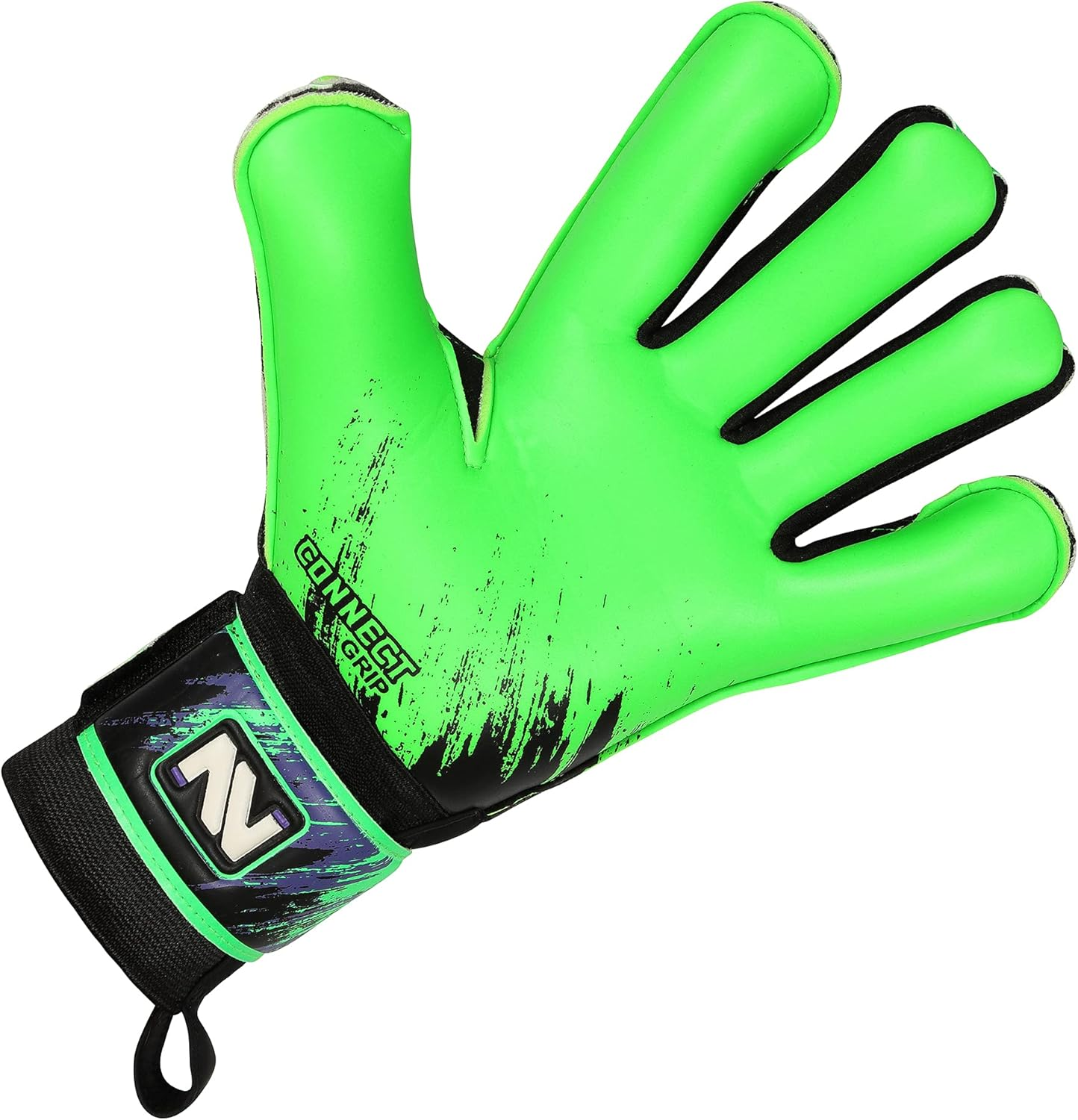 Connect Goalkeeper Gloves Premium Grip, Goalkeeper Gloves Kids, Youth & Adult, Football Gloves with Finger Support, Goalie Gloves, Goalkeeping Gloves Size 4/5/6/7/8/9/10 image number 4