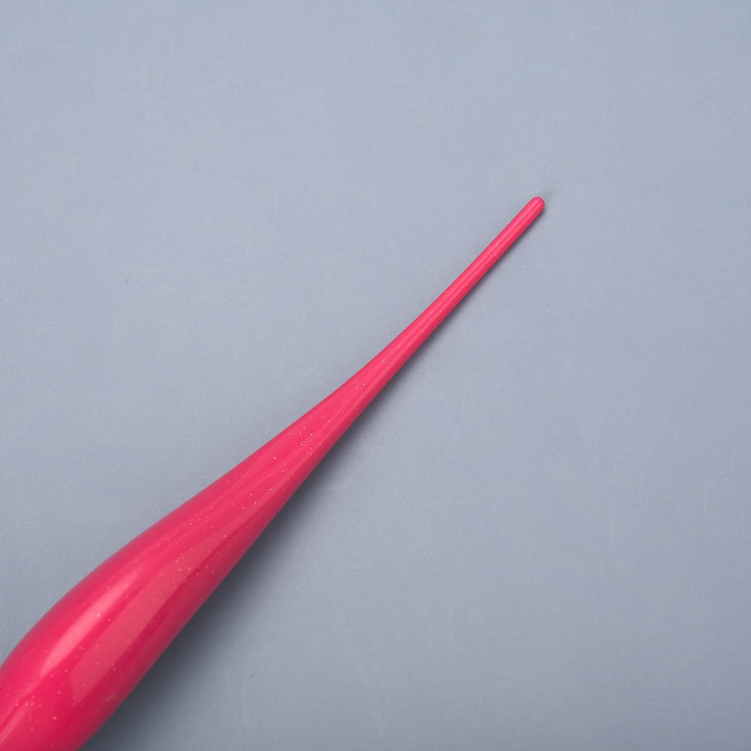 Euvoym 1 Piece Hot Pink Hair Teasing Brush Boar Bristle Hair Brush for Volume Hair Scalp Massage (Pink) image number 2