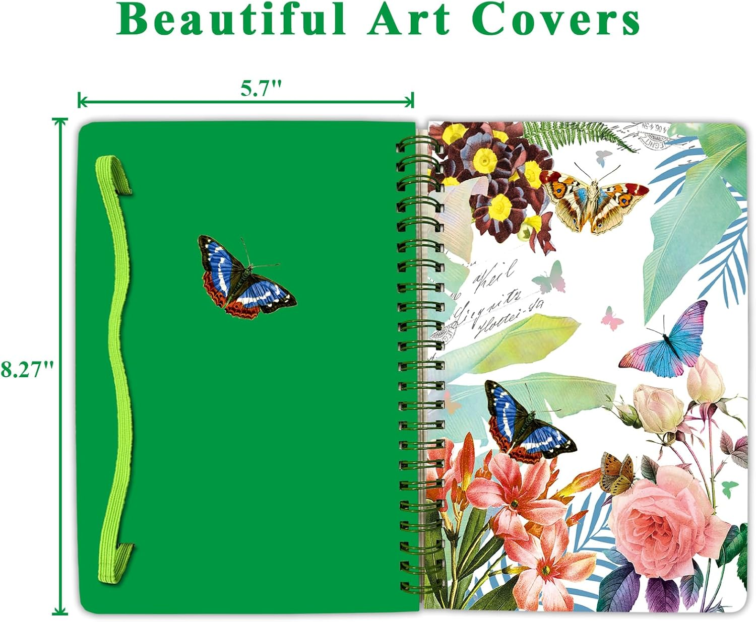 4Pack A5 Spiral Notebook, 160 Lined Pages 8.3X5.7" Hardcover Small Spiral Journal Bulks for Writing Note Taking Office Work Women Great Gifts image number 3