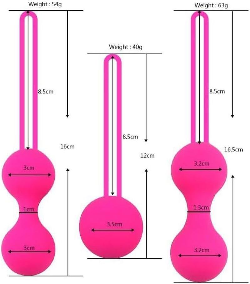 Pelvic Muscl Exerciser Repair for Women Massager Toolkit Traning Toy for Women Dumbbell Toy Shook Jong-Pink image number 1