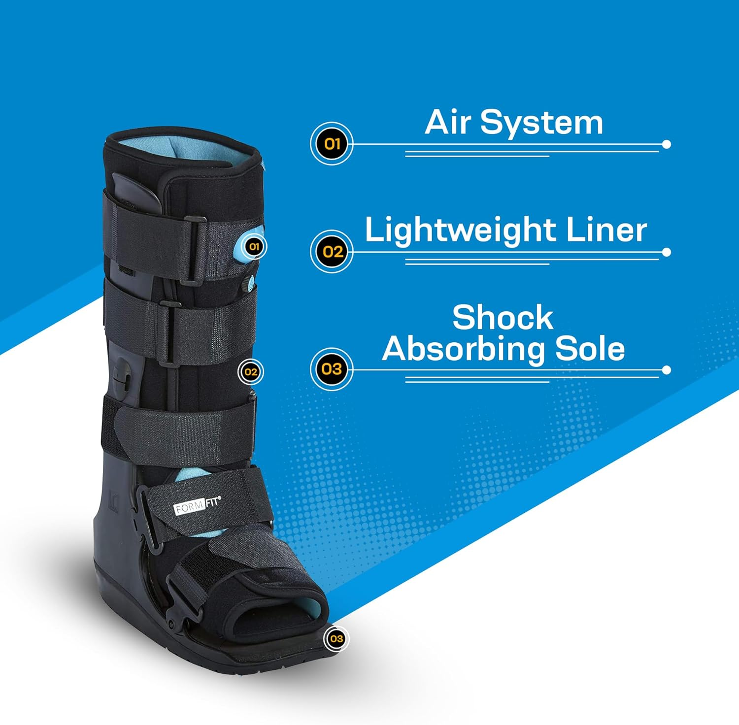 Ossur Form-Fit Moon Short Boot Air Walker, Small