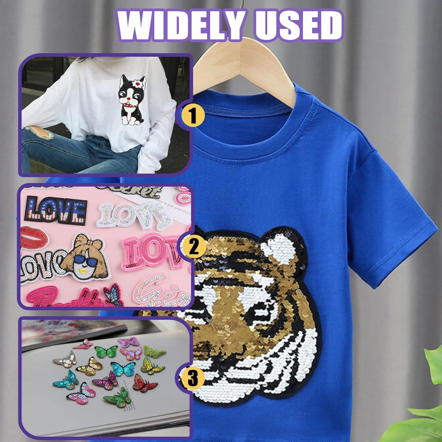 Swpeet 6Mm 100 Yard Black Flat Sequin Strip Teal Sequins Trim Paillette on a Roll and Map Push Pins with Scissors Assortment Kit, Fabric Metallic Stretch Teal Sequin Elastic Trim Embellishments image number 4