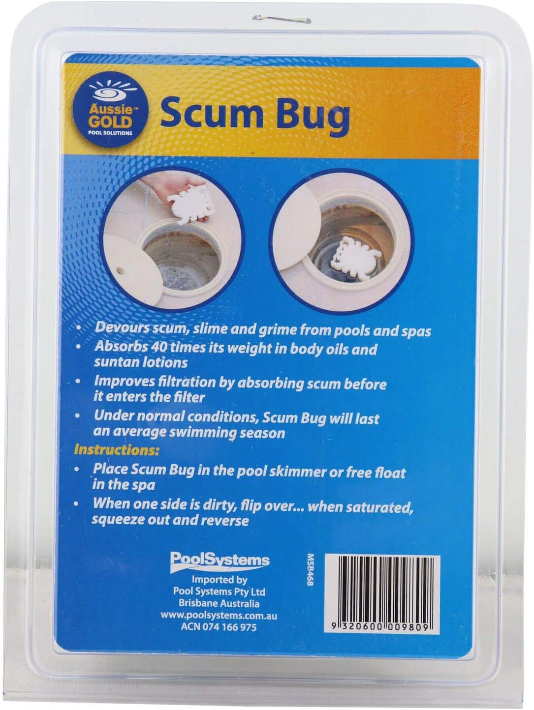 Scum Bug Pool and Spa Water Line Degreaser Prevents Scum Line in Pools and Spas image number 2
