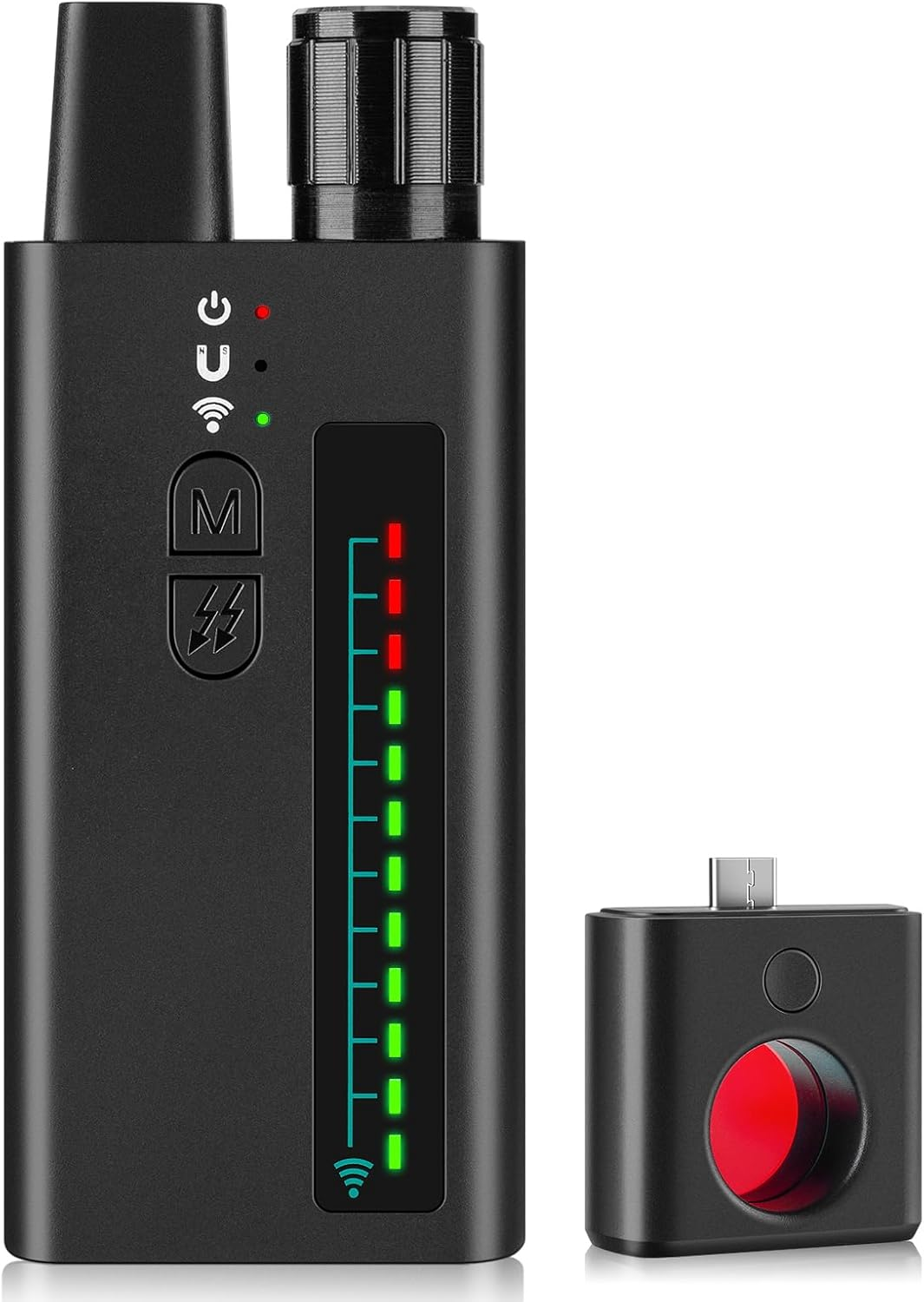 FOWARD GAUSS Hidden Camera Bug Detector anti Spy Detectors Listening Finder RF Wireless Signal Scanner Professional Privacy Protector for Detection Magnetic Device Sweeper GPS Tracker Detector