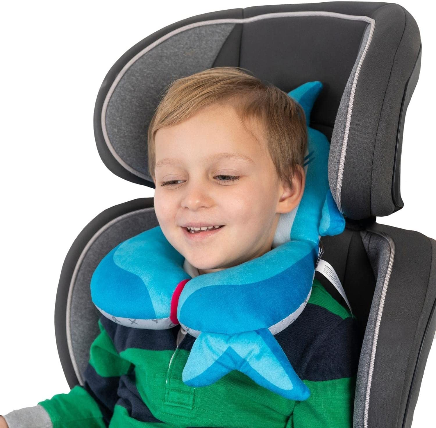 BENBAT Shark Design Travel Friends Headrest for 1 to 4 Years, Multi/Colour (BE-HR309) image number 5