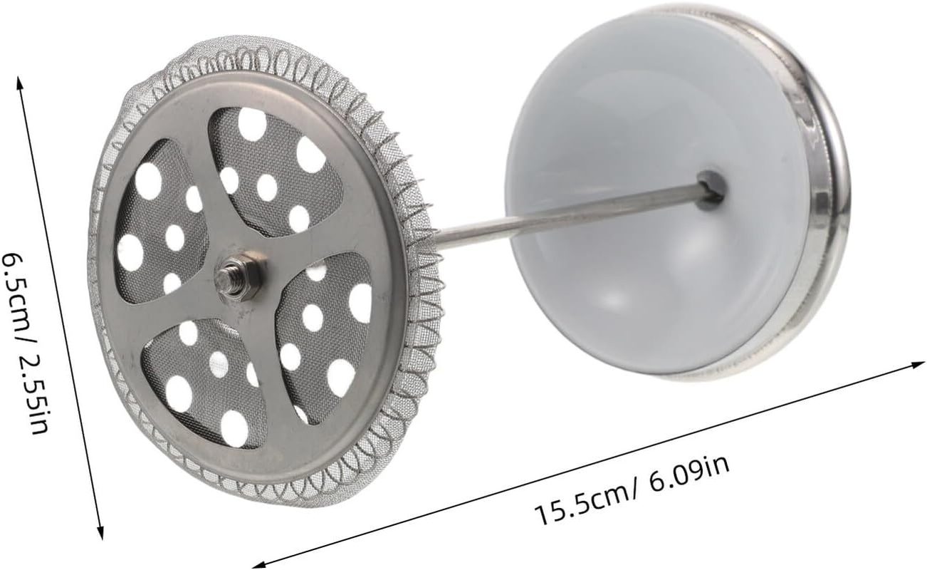 VICASKY Stainless Steel Coffee Press Tea Filter Replacement Mesh Screen Brewing Screen and Tea Accessories image number 4