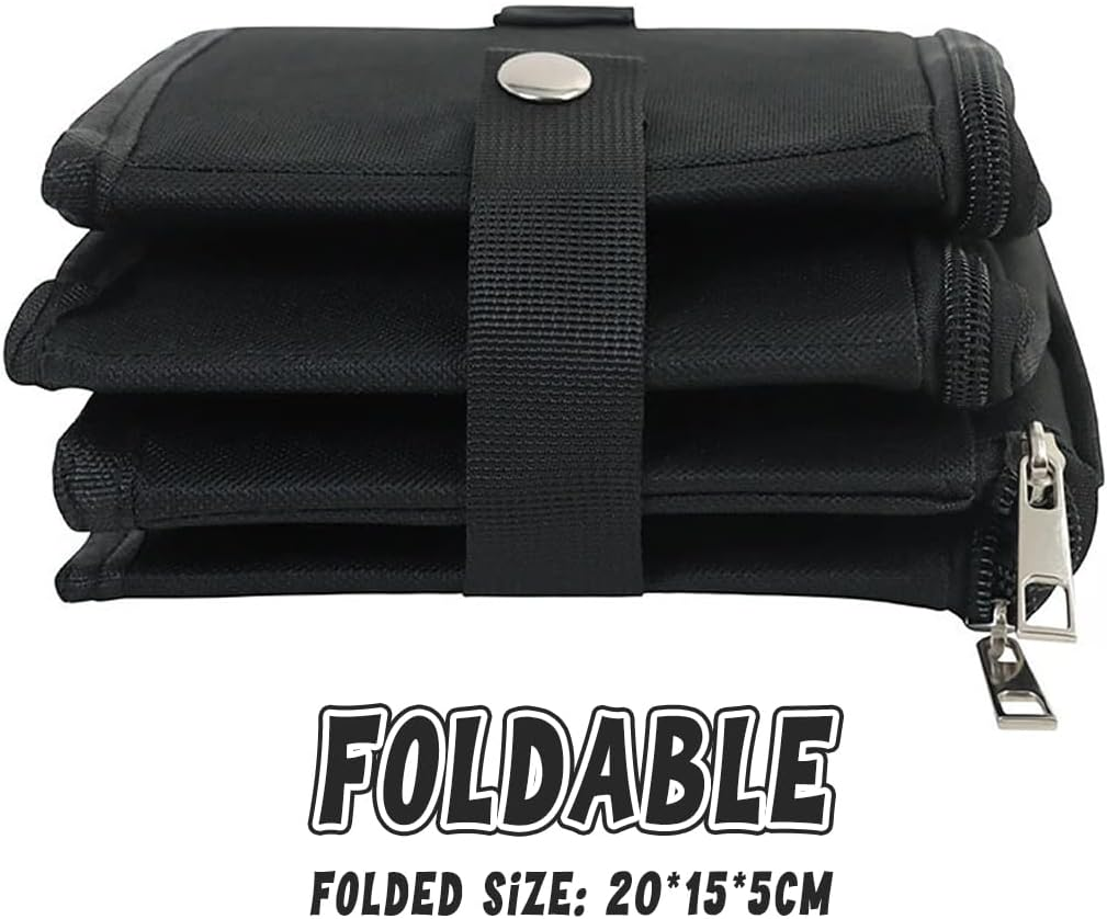 Factory Stock Portable Foldable Travel Cat Litter Box with Lid and Handle, Waterproof and Durable Fabric, Standard Size, Easy to Clean, Compact Design for Indoor and Outdoor Use image number 4