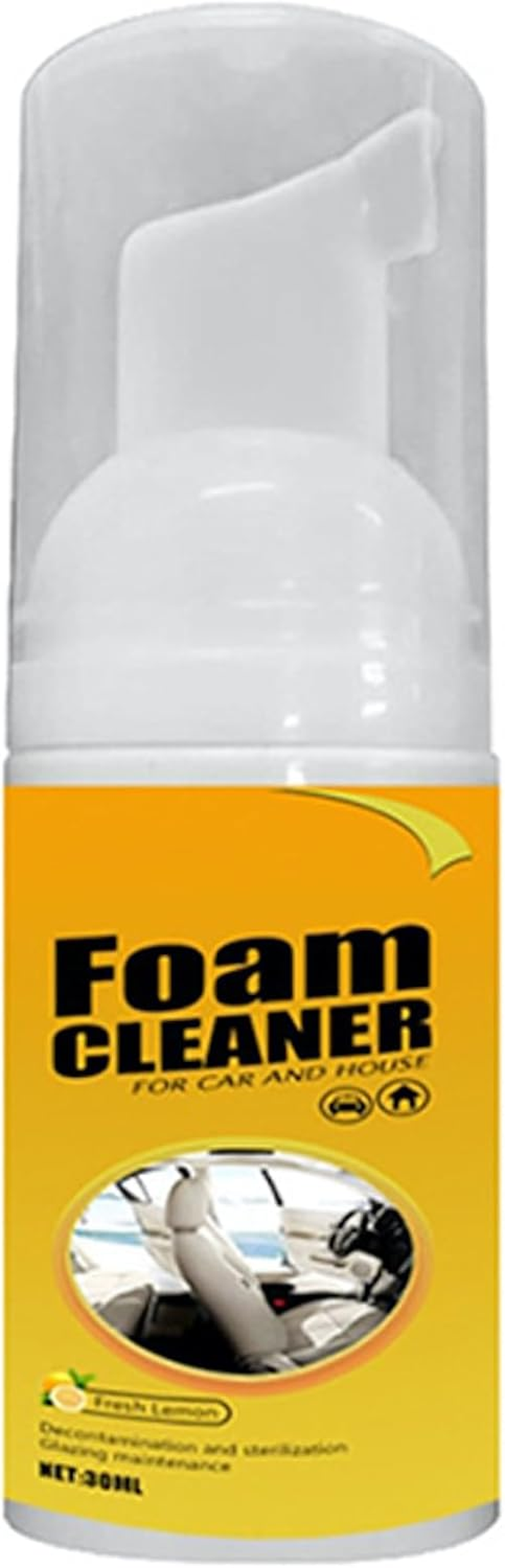 Multi-Purpose Car & House Foam Cleaner, Cleaning Foam Tool for Interior, Available in 30Ml/100Ml/150Ml Sizes (30Ml) image number 3