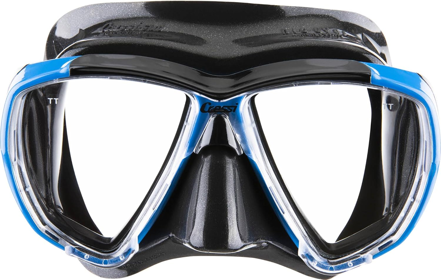 CRESSI Combo Big Eyes+Alpha U.D. - Unisex Mask Extraordinary Visibility Big Eyes and Dry Snorkel Alpha U.D. Ideal for Diving, Snorkelling, One Size image number 1