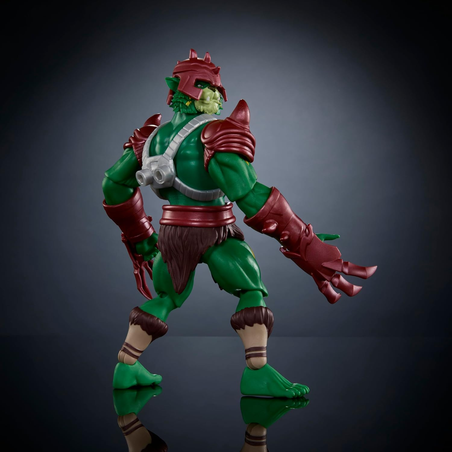 Masters of the Universe Origins & Thundercats Action Figure, Battle Cat Man Toy, 1980S Brand Crossover, 5.5-Inch Posable with Battle Claws, Mini Comic image number 3