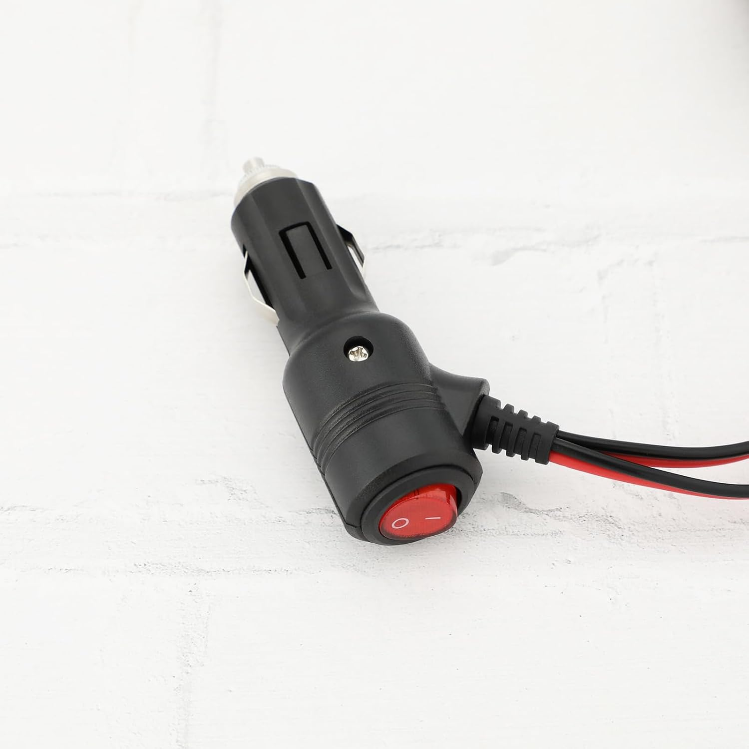 OTOTEC 2Pcs 12 V/24 V 1 to 2 Car Cigarette Lighter Socket Splitter Adapter with Switch Indicator Light 15CM 19AWG Extension Cable for Car, Truck, Caravans image number 5