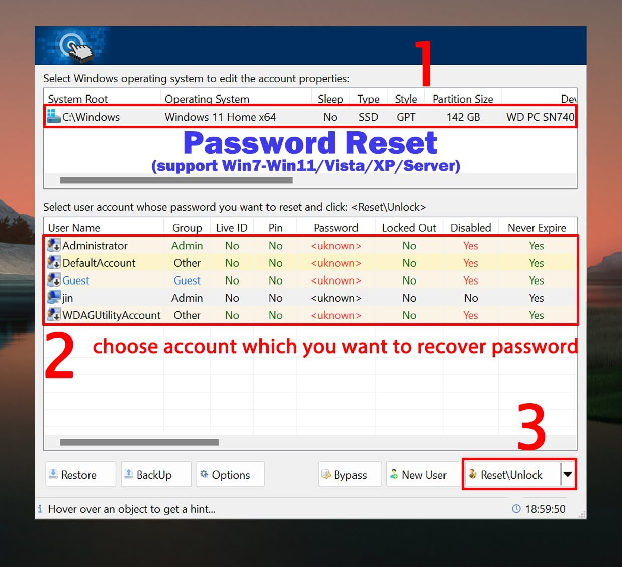 64GB - Bootable USB Driver 3.2 for Windows 11/10/7, Password Reset, Wifi & LAN Drives, Supported UEFI and Legacy, Reinstall,Upgrade,Recovery Windows, WINPE Repair Tool, Compatible All Computers