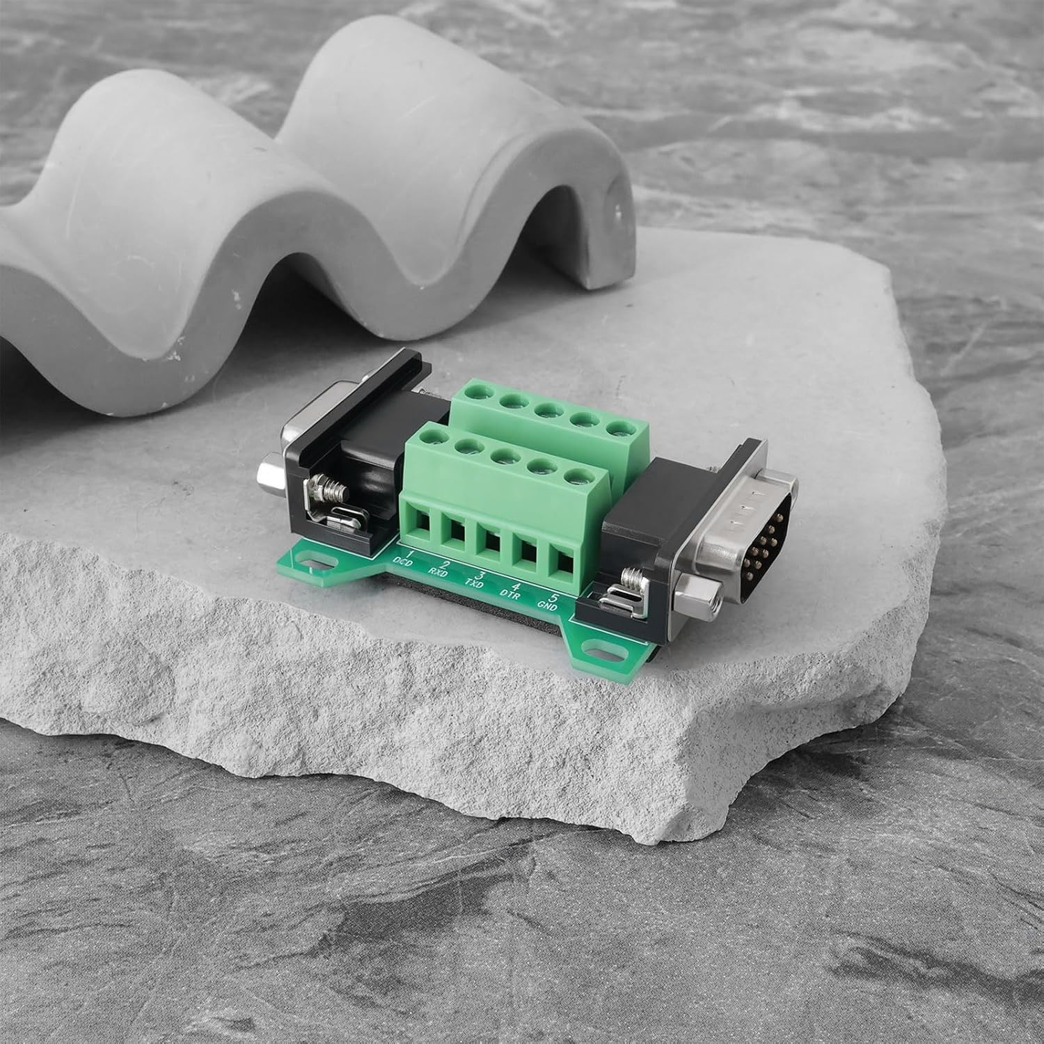 VGOL 2Pcs DB9 Male to Female Breakout Board Rs232 D-Sub Serial to 9 Pin Terminal for Automatic Industrial Control Equipment Cash Register image number 5