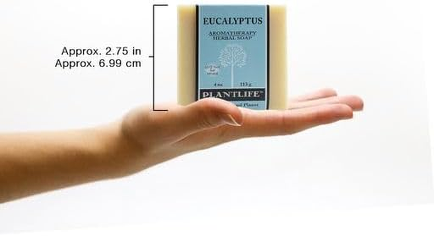 Eucalyptus Soap Value Pack - 100% Pure & Natural Aromatherapy Herbal Soap - 4 Oz Each Bar (Pack of 6 Bars) image number 5