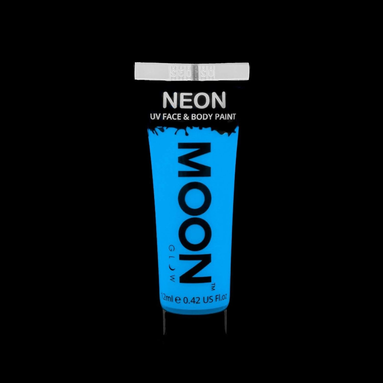 Moon Glow - 0.42Oz Blacklight Neon UV Face & Body Paint - Pastel Blue
