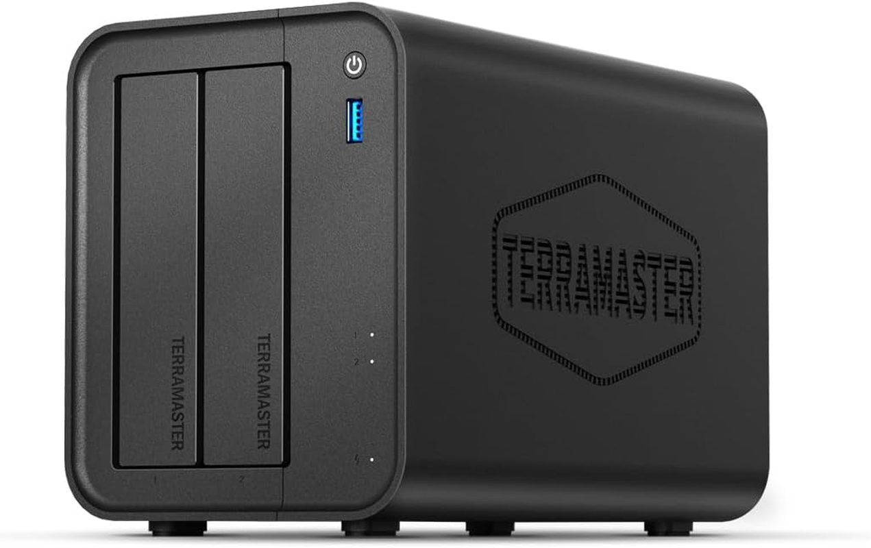 TERRAMASTER F2-425 2-Bay NAS Storage - Intel X86 Quad-Core CPU, 4GB RAM, 2.5Gbe LAN, Network Attached Storage Multimedia Server for Home Users (Diskless) image number 4