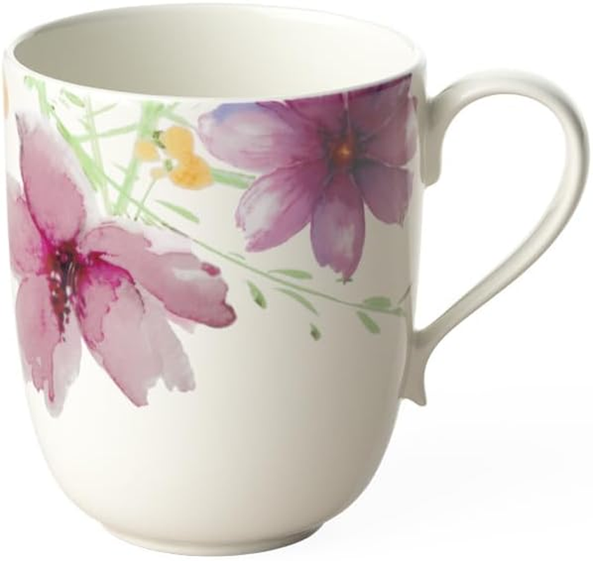 Villeroy & Boch Mariefleur Tea Teapot, 620 Ml, Height: 13.5 Cm, Premium Porcelain, Multicolour, Pink, Green and Orange image number 1