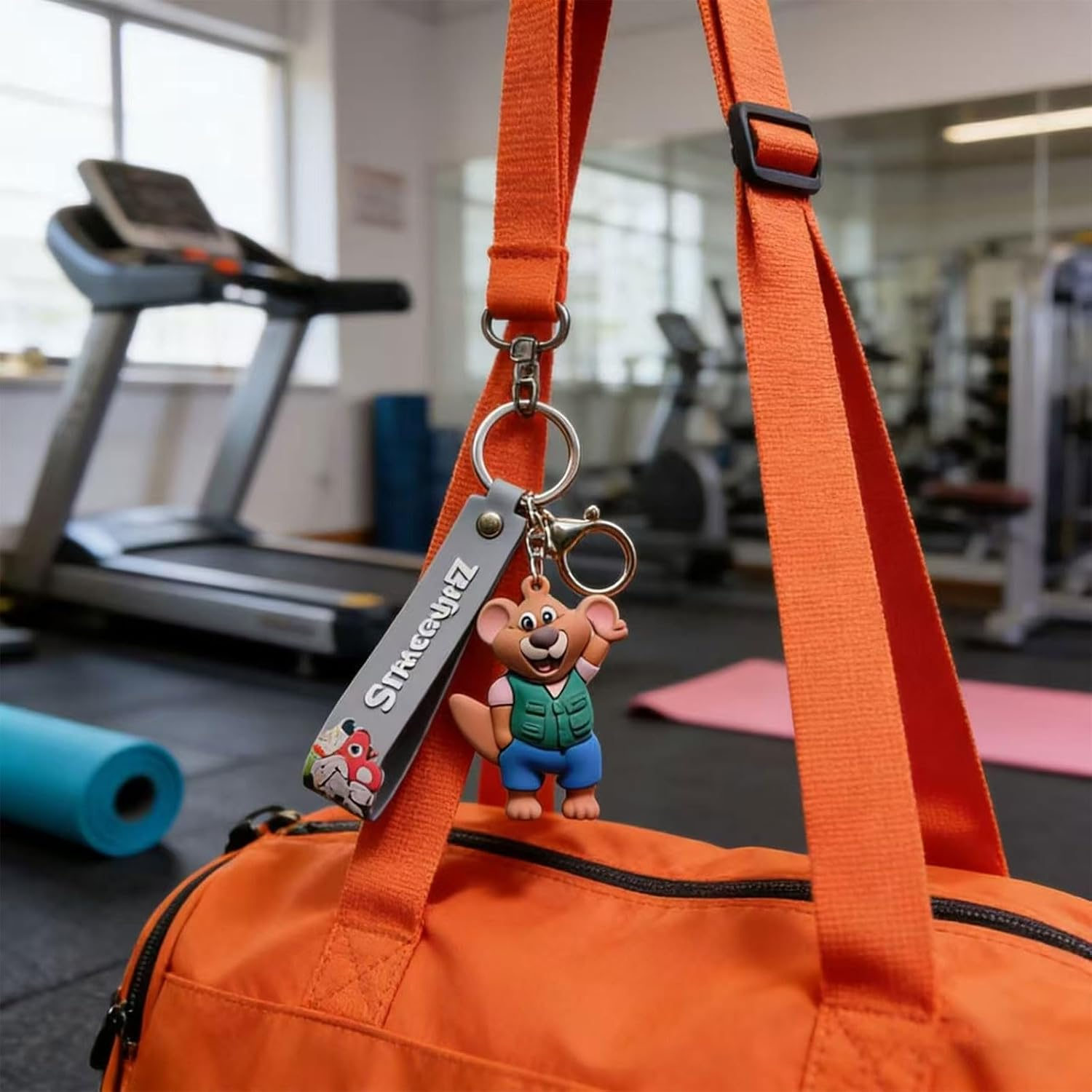 Ginphan Animal Theme Keychain, Cute Cartoon Keychains, Suitable for Car Keys, Bag Charms, and Similar Items image number 2