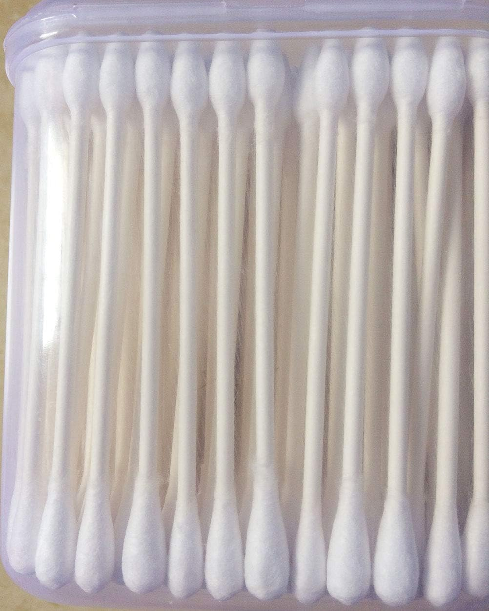 Paper Stick Cotton Swabs - 360CT- Double Tipped Compact Quality Cotton Heads - Strong Toughness Handle - Multipurpose, Safe, Highly Absorbent image number 3
