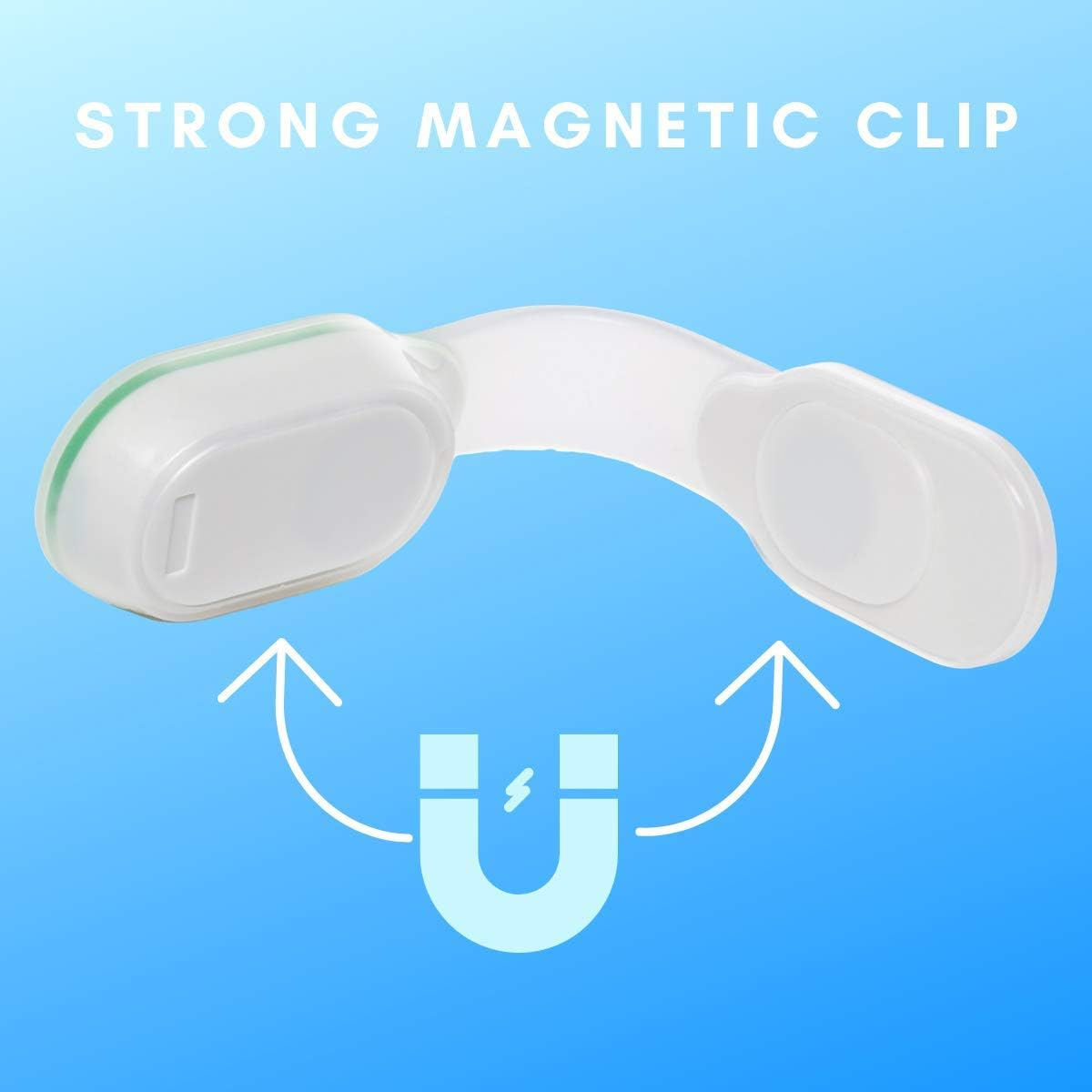 TDL - BRAND Rechargeable Clip-On Magnetic LED Safety Light - Silicone with 3 Light Modes. Perfect for Hiking, Dog Walking, Running, Jogging - Emergency Signal Beacon for Car and Home (Red) image number 4