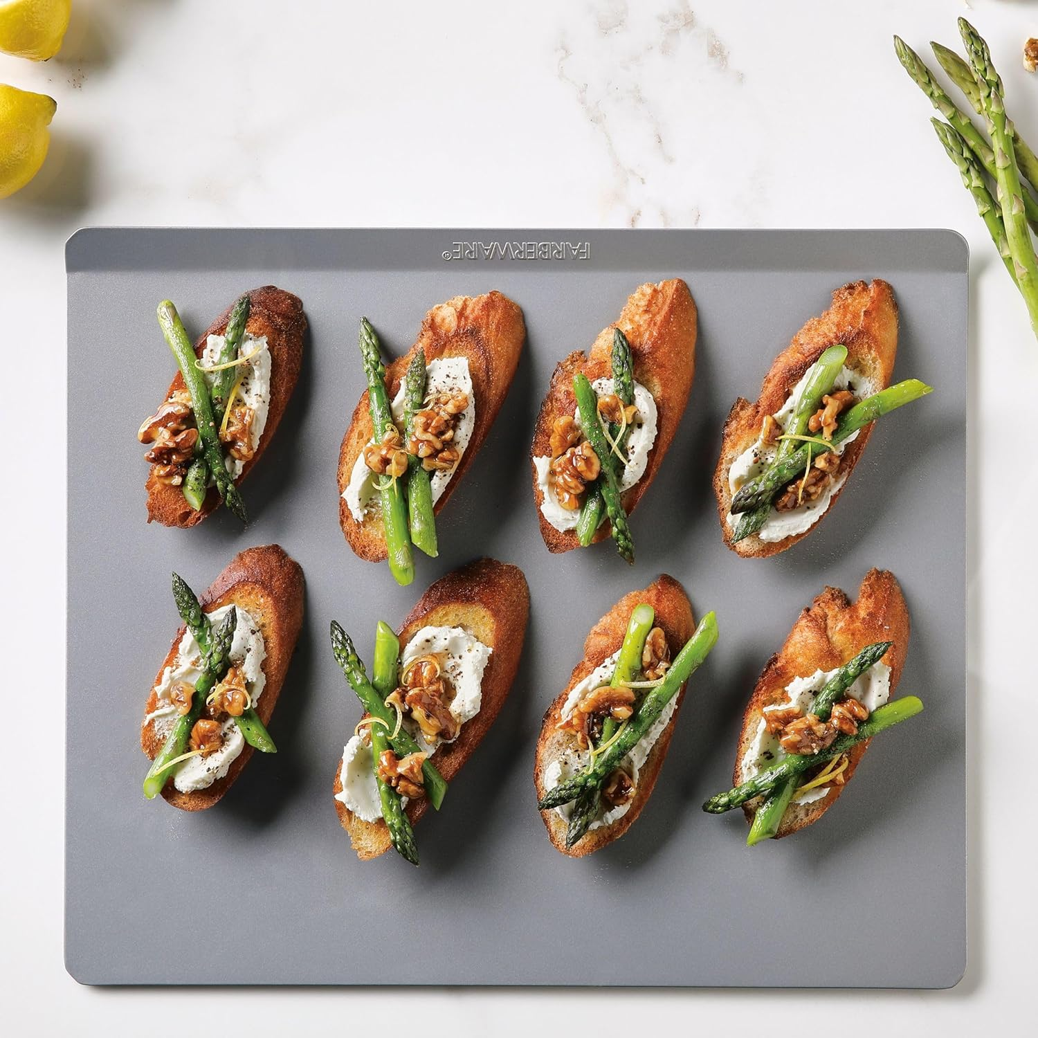 Farberware Insulated Nonstick Bakeware Cookie Sheet, 14-Inch X 16-Inch, Grey image number 4