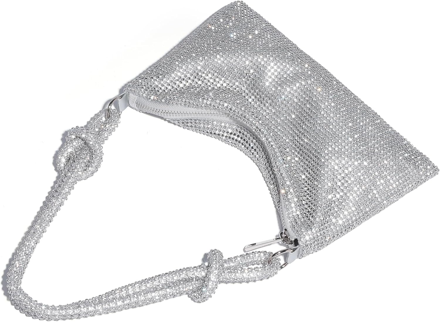 YUWITA Rhinestone Purse for Women Evening Bag Glitter Sparkly Mini Handbags - Gold image number 2