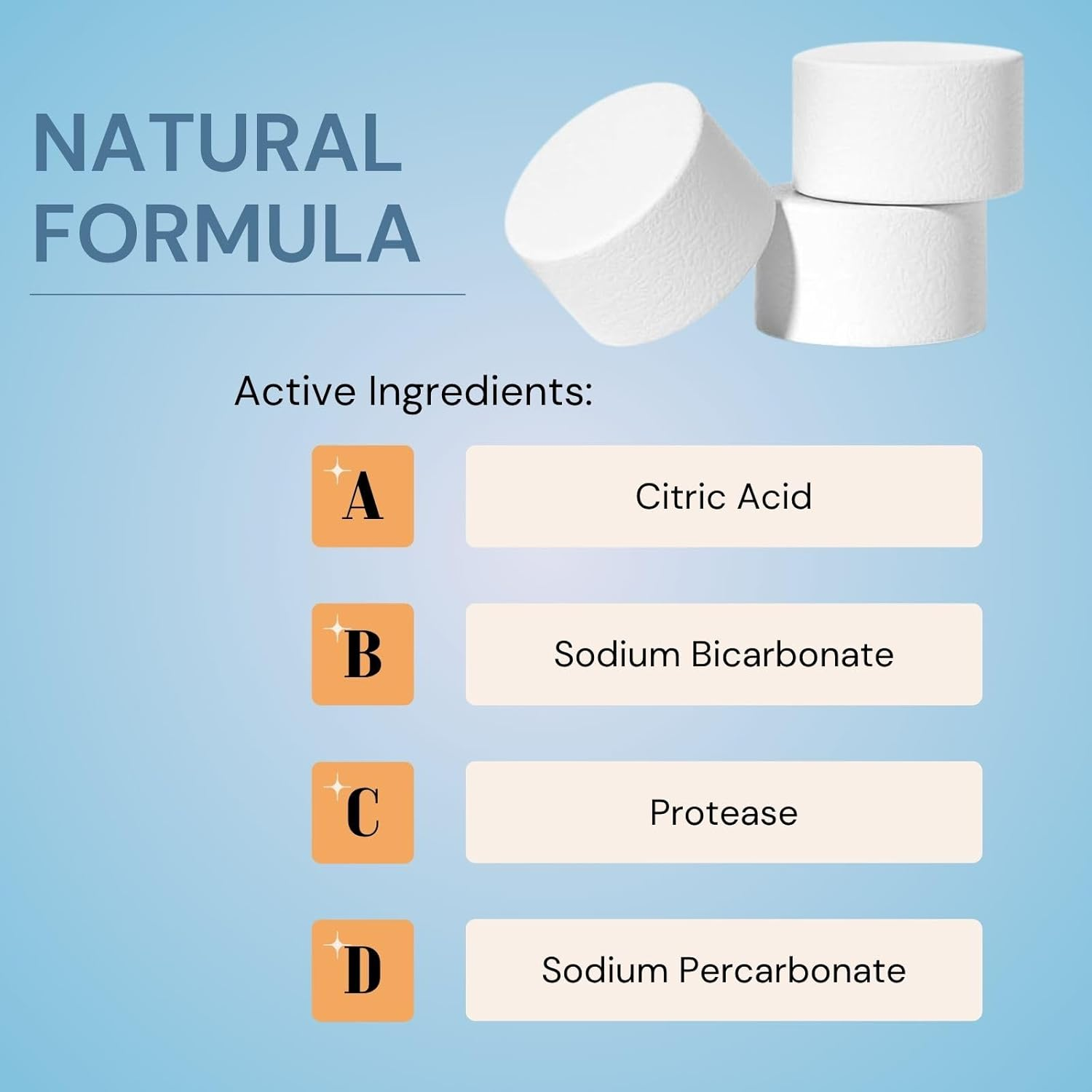 Detergent Tablets Compatible with Baby Brezza, Momcozy Bottle Washer, 150 Pcs Washing Block for All Brands Baby Bottle Washers image number 2