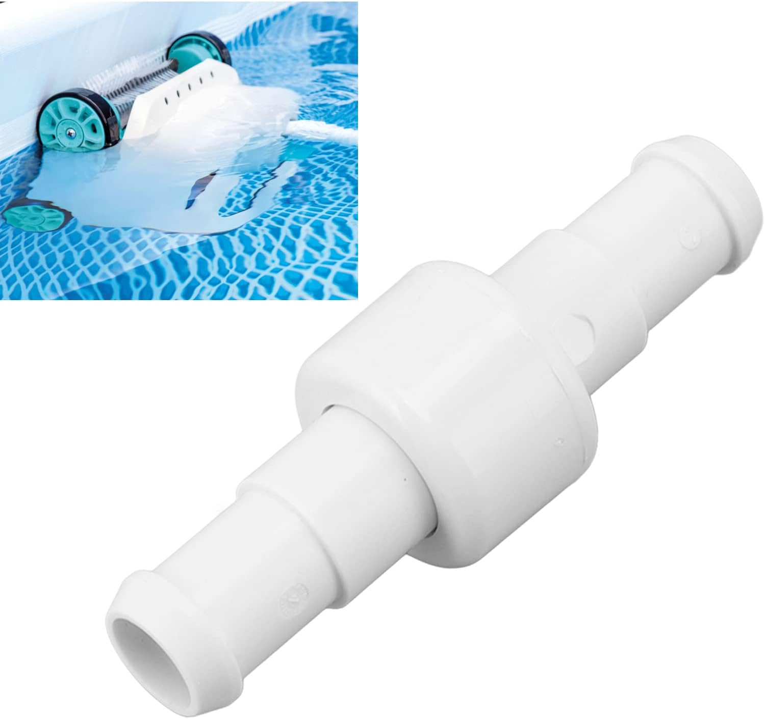 TOPINCN Pool Cleaner Hose Ball Bearing Swivel High Durability Replacement Kit for 280 3900 Leak-Proof Connections image number 5