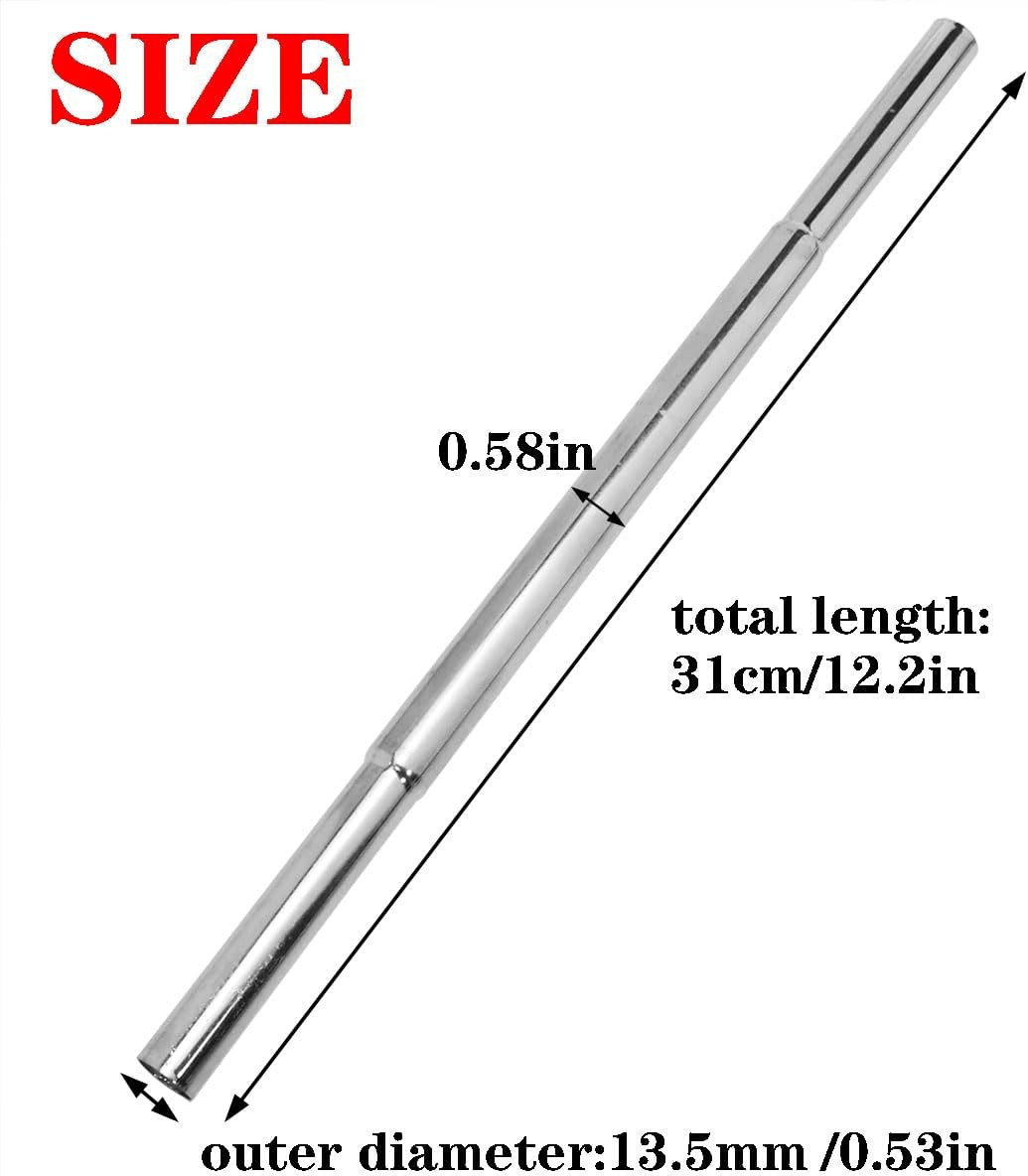 AYLIFU-0.58" Golf Steel Shaft Extension Putter Shaft Extension for Iron/Wooden Golf Repair and Replacement of Equipment Parts，1Pcs image number 1