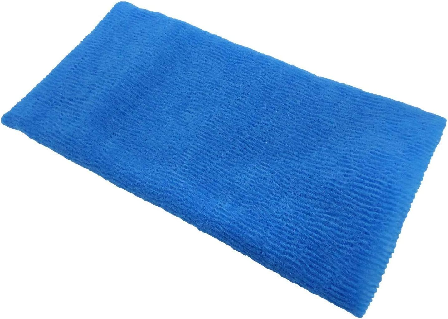 Ohe Body Towel, Blue, Approx. Width 11.0 X Length 39.4 Inches (28 X 100 Cm), Cua 2, Nylon Towel, Normal, Made in Japan image number 2
