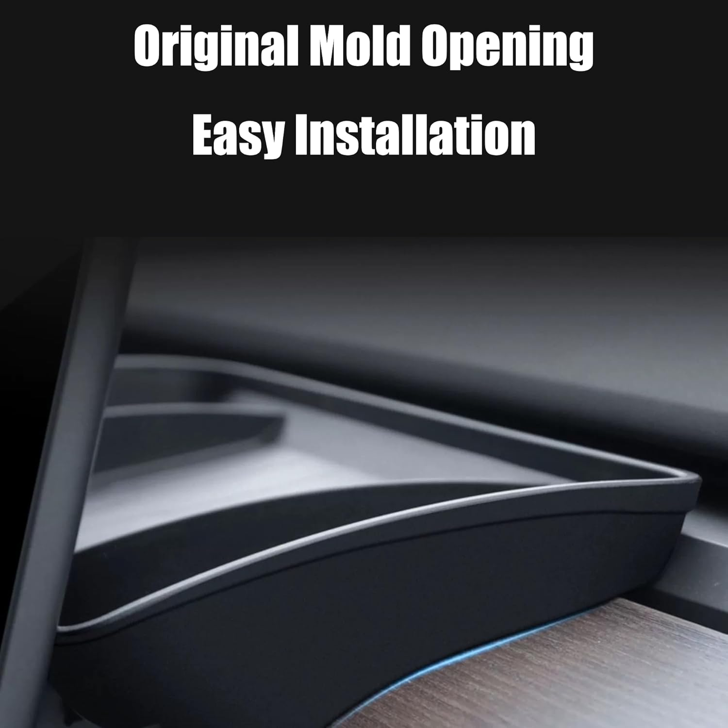 Center Console Organizer for Tesla, Tray-Effective Utilization, Back Screen Storage Box Compatible with Tesla 2021-2024 Model Y and Tesla 2021-2023 Model 3 image number 2