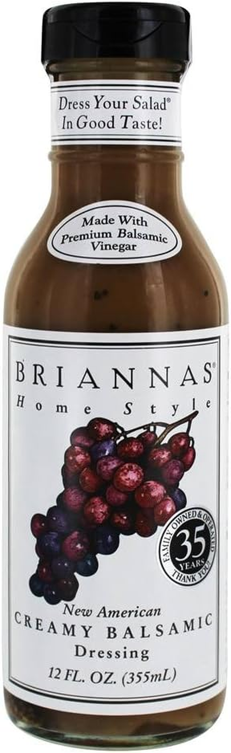 BRIANNAS Salad Dressing, New American, 12 Ounce (Pack of 6)