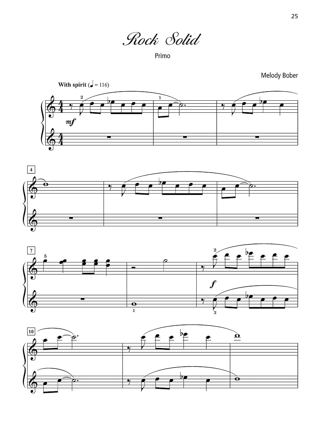 Grand Duets for Piano - Book 4: 6 Early Intermediate Pieces for One Piano, Four Hands image number 3