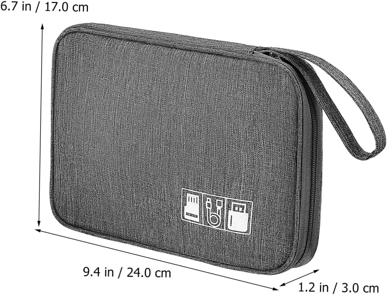 PHENOFICE 2Pcs Ultralight Cable Bag Pouch Travel Pouch Bag for Earphone Organizer Data Line Storage Digital Accessories Organizer image number 2