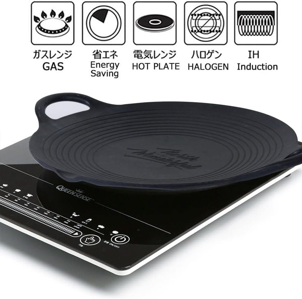 Cast Iron 36Cm Korean Japanese BBQ Barbecue Grill Pan Plate round Griddle Plate Indoor Outdoor