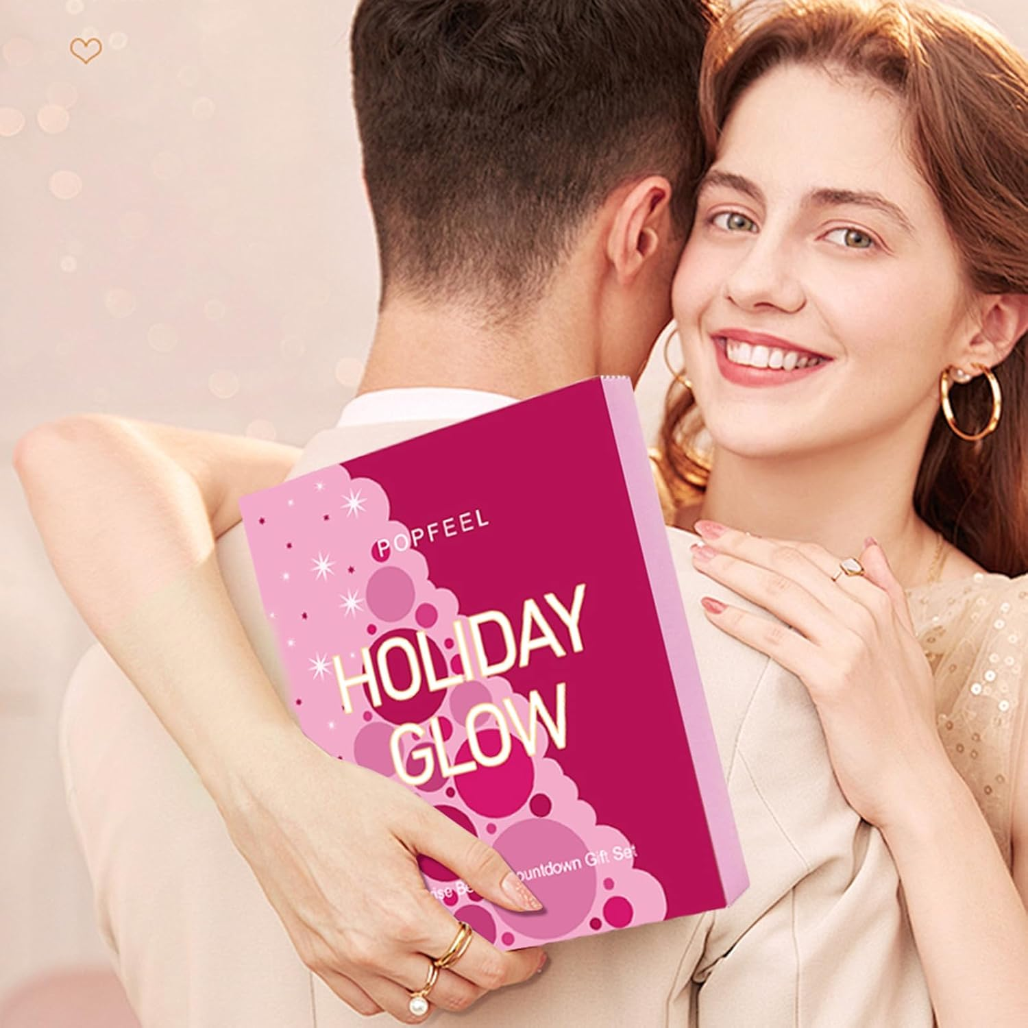 Dynaeuty Makeup Advent Calendar 2025, Christmas 24 Days Countdown Calendar Makeup Gift Set, Christmas Individual Gift Box Calendar for Women Full Kit - 01 image number 2