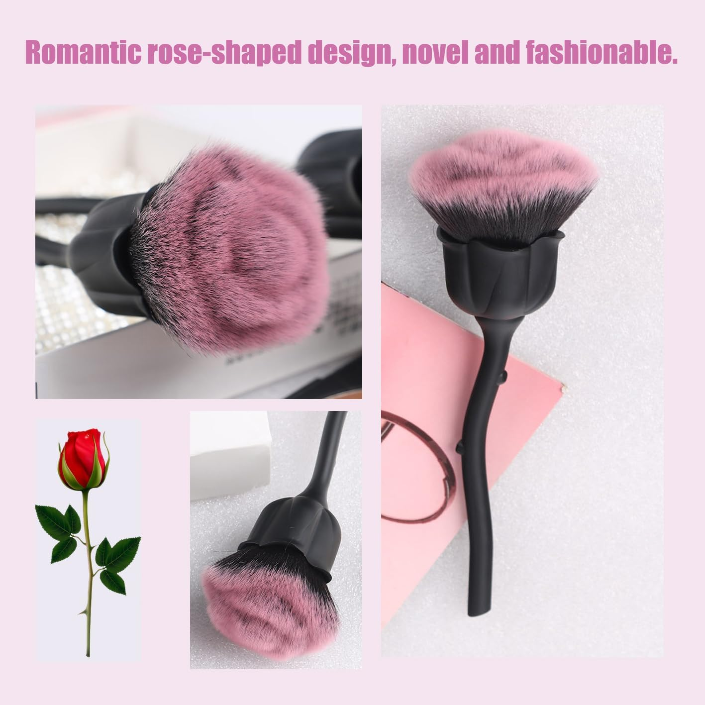 Nail Dust Cleaning Brush for Removing Nail Art Dust Nail Art Powder Remover Brushes Making Your Nails Sparkling Clean image number 6