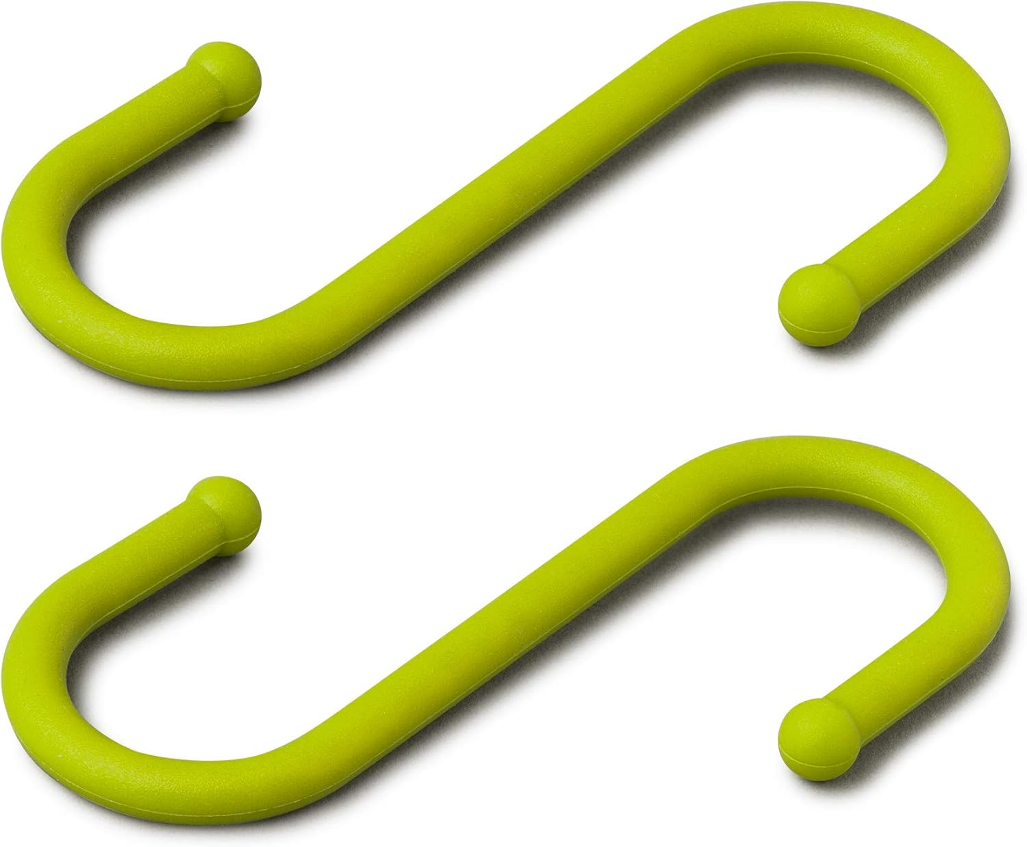 Zeal Silicone S Shape Hanging Hook, 12Cm Set of 2 Black, One Size, W239N