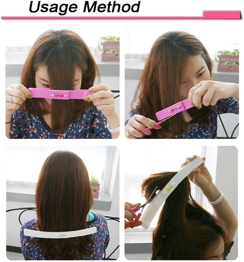 DIY Home Hair Cutting Tool Set for Bangs - Professional Styling Aid Clip, Hair Tips Cutting Clips for Girls image number 1