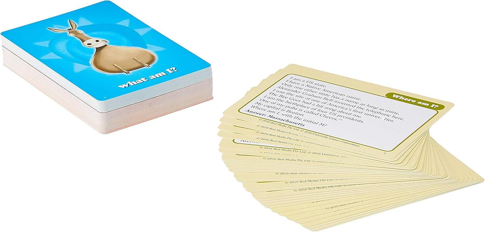 University Games, Smart Ass Card Game Tin image number 1