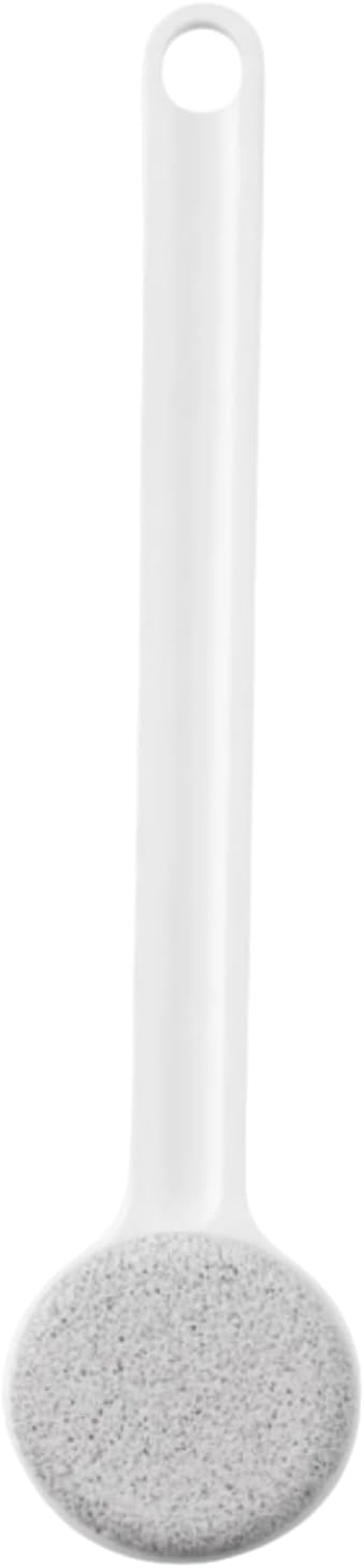 CKONXE Long Handle Pumice Stone Foot Scrubber, 14 In, Porous Pumice Head for Dead Skin Removal, Exfoliator，White，Foot Scrub Shower Pedicure Tools， Foot Care Stone image number 1