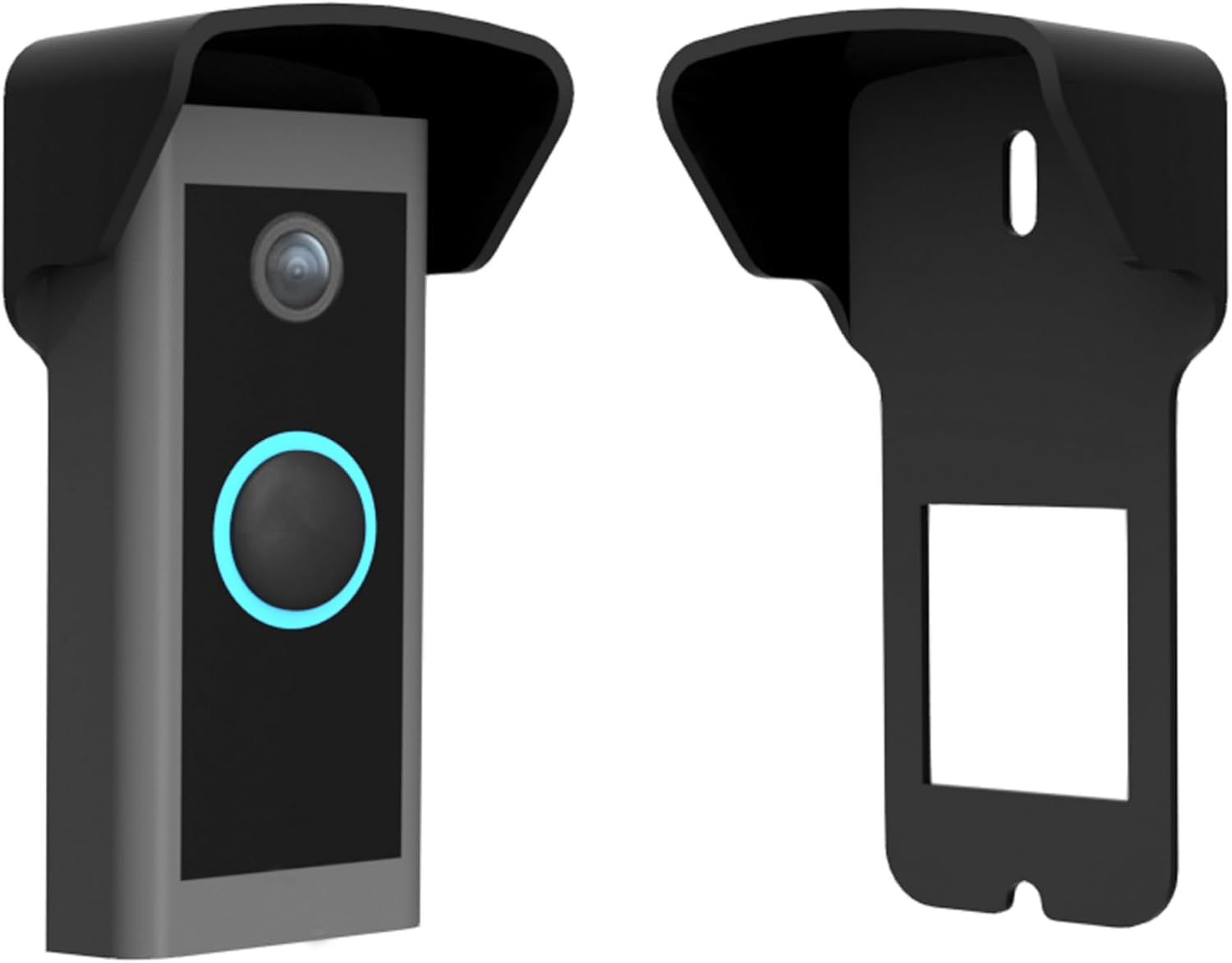 Mars Outpost Corner Kit Compatible with Ringwiredvideo Doorbell, Mounting Bracket, 45&deg; Angle, Slim Fit, Strong