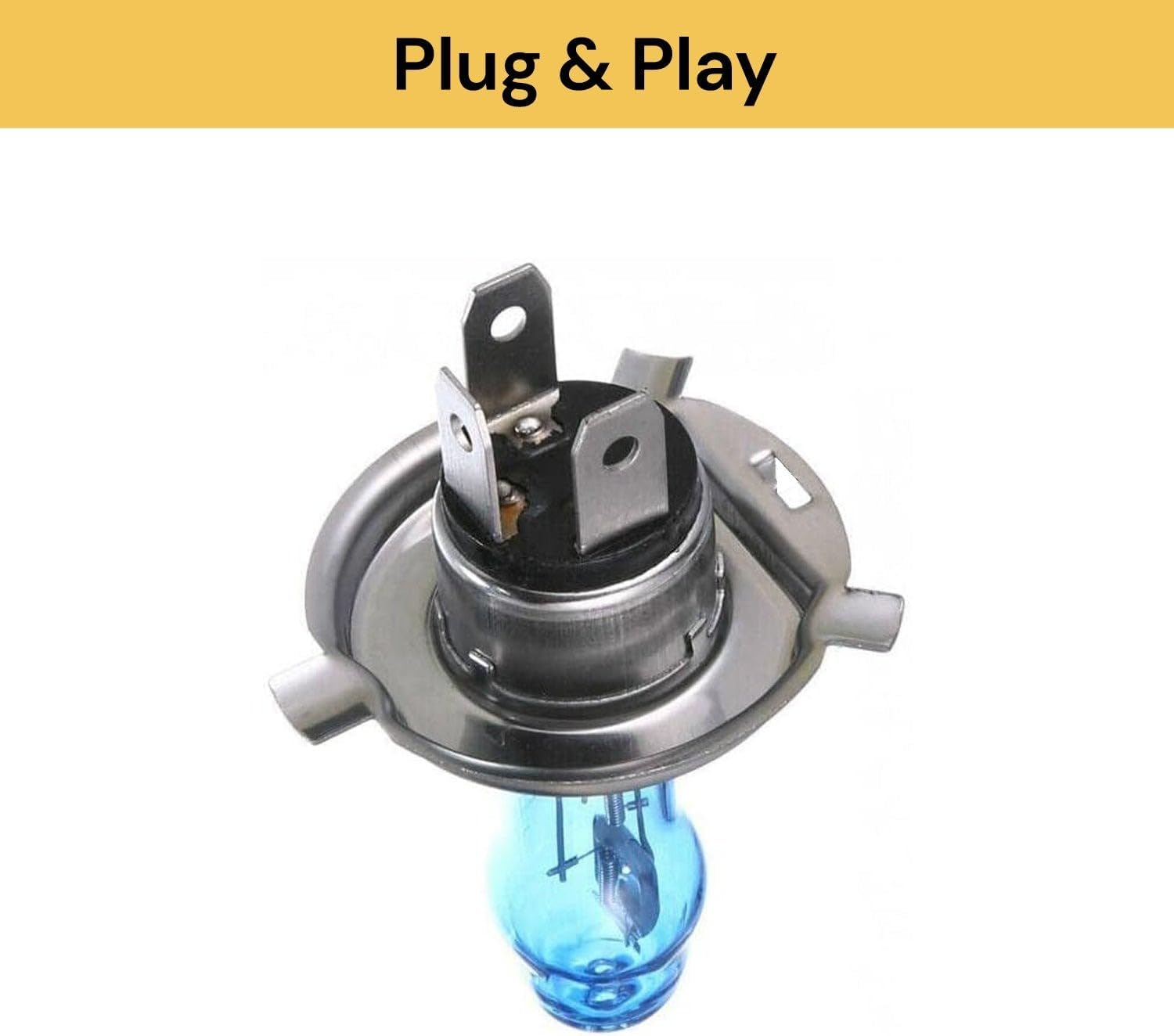 Spendeal 2Pcs H4 Led Headlight Bulb - 100/90W Super Bright White 6000K Halogen Xenon Light Bulb 12V Car Headlight Fog Light Lamp Replacement Long Life image number 2