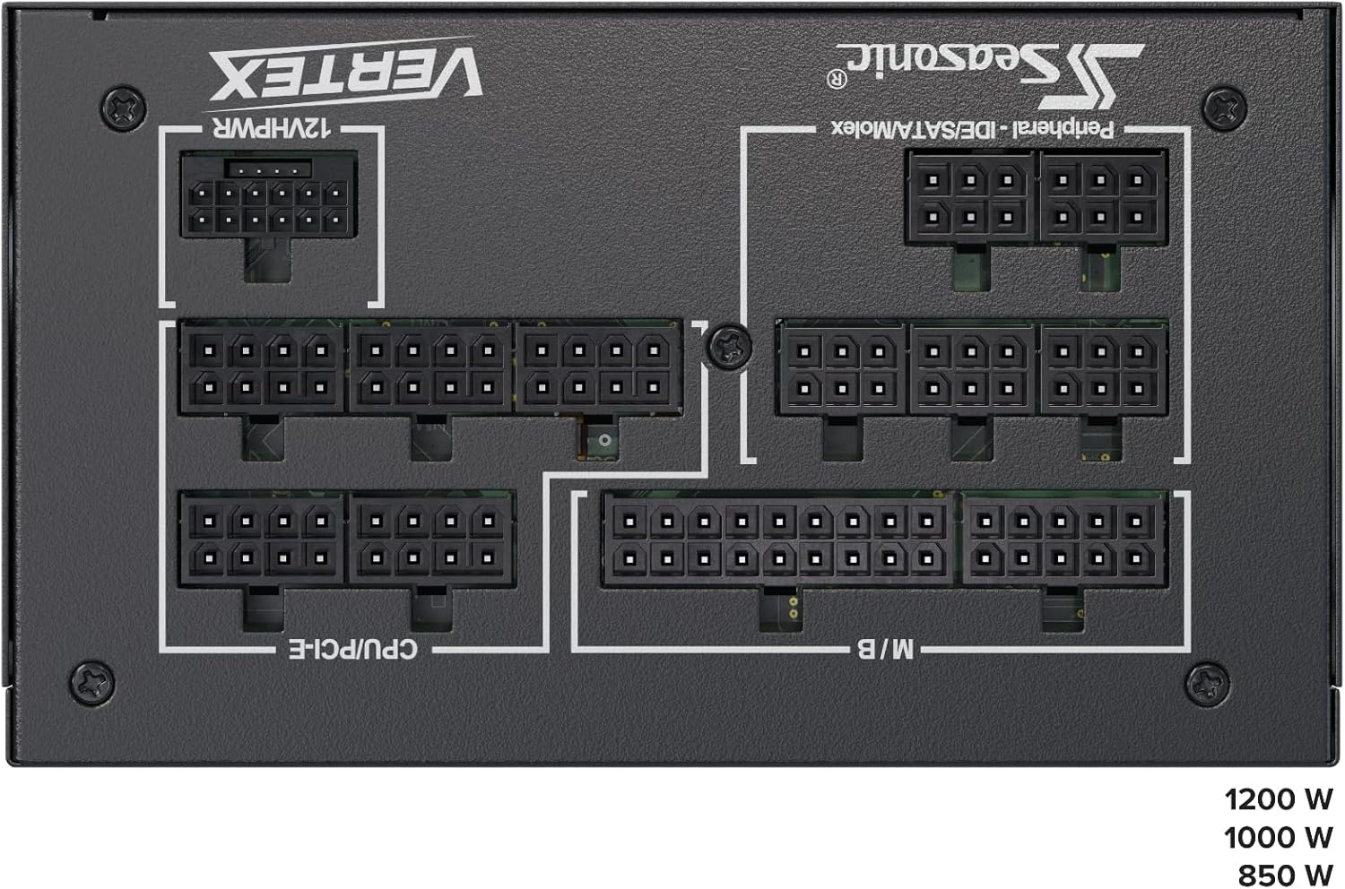 Seasonic Vertex 1200W (GX-1200) 80 plus Gold Modular PSU ATX 3.0 image number 4
