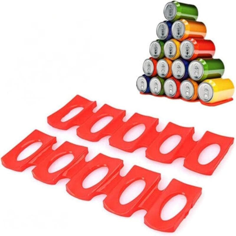 Bottle Rack Wine Fridge Beer Holder Mat Silicone Kitchen Stacking Organizer Can image number 6